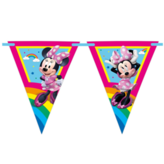 Minnie Mouse® Vimpelgirlang Regnbåge