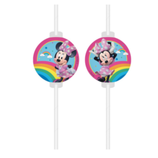 Minnie Mouse® Regnbåge Papperssugrör