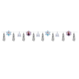 Frozen® Girlang Med Silvertofsar