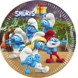 Smurfarna® Papperstallrikar