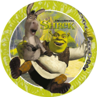 Shrek® Papperstallrikar Grön
