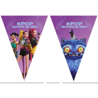K-POP Demon Hunters® Vimpelgirlang Lila