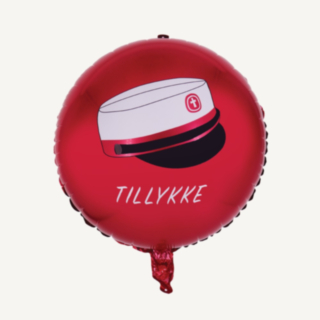 Studentmössa Folieballong Röd