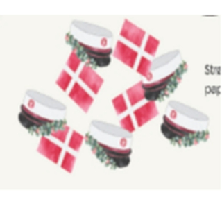 Studentmössor & Flaggor Konfetti Röd