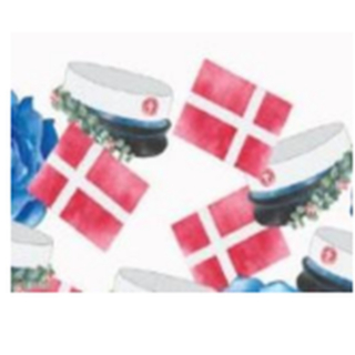 Studentmössor & Flaggor Konfetti Blå