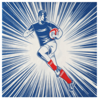 Rugby Servietter