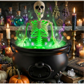 Skelettdekoration till Halloween