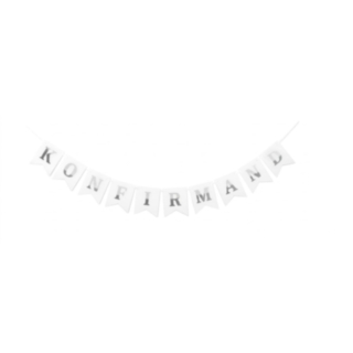Konfirmand Girlang Silver