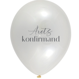 Årets Konfirmand Ballonger Transparenta