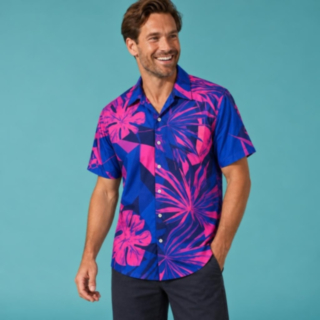 Tropical Miami Hawaiiskjorte
