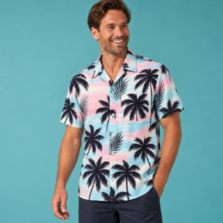 Tropical Sunset Hawaiiskjorte