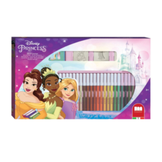 Disney Princess® Färgset Med Stämplar