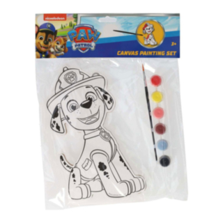 Paw Patrol® Marshall Måla Själv Duk Med Färg & Pensel