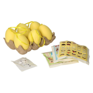 Grafix® Dekorationskägg Med Klistermärken 6-pack