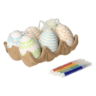 Grafix® Påskägg Måla Själv Set 6-pack