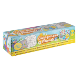 Grafix® Påsk Färglägg Själv Bordstabletter Set 6 Delar