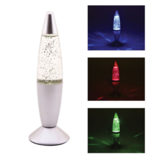 Glitter Lavalampa Med LED-ljus