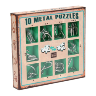 Eureka!® Metall Hjärnpussel Set 10 Delar