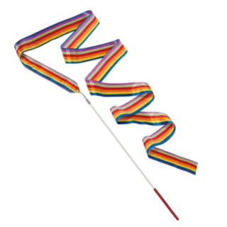 Goki® Rytmiskt Gymnastikband Regnbåge 2 m