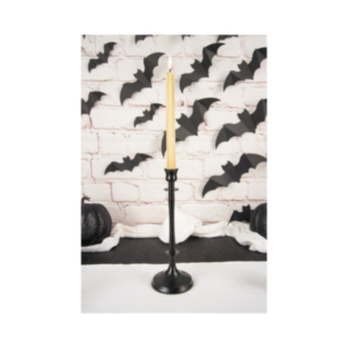Traditionell ljusstake svart