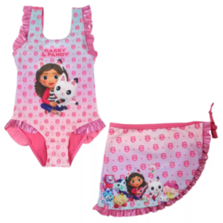 Gabby's Dollhouse® Badedragt Med Sarong