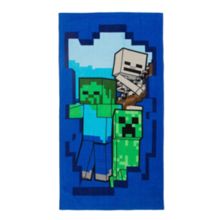 Minecraft® Handduk Blå