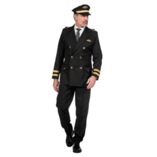 Deluxe Pilot Maskeraddräkt