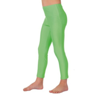 Barnleggings Neongrön