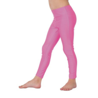 Barnleggings Neonrosa