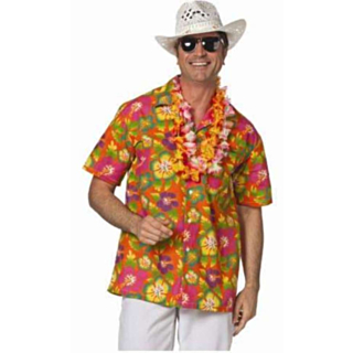 Hawaiiskjorta Orange
