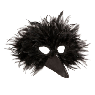 Fågelmask, svart