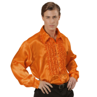 Orange Satinskjorta Orange Satinskjorta
