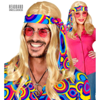 70-tals discoperuk blond med pannband