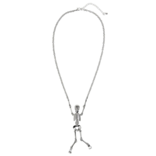 Silver Skelett Halsband