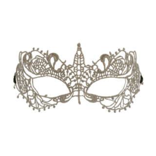 Spetsögonmask Guld