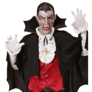 Blodig vampyr halvmask