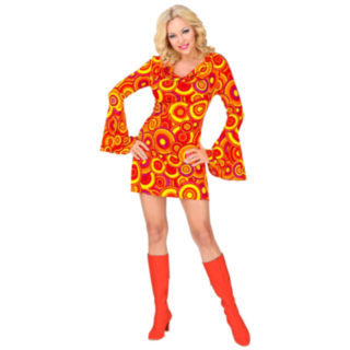 Orange Bubblor Discodarling Maskeraddräkt