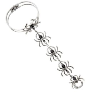 Spindelarmband med ring
