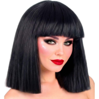 Showgirl Svart Peruk