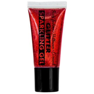 Glittergel Röd