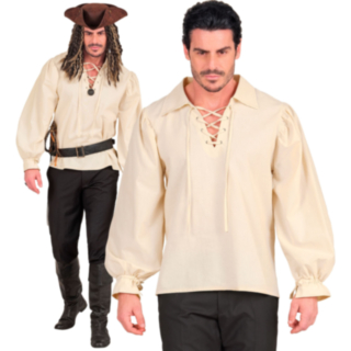 Pirat Skjorte Beige