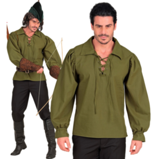 Robin Hood Skjorte Grøn