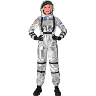 Astronaut Maskeraddräkt Silver