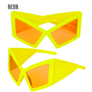 Neon Partybriller Gul