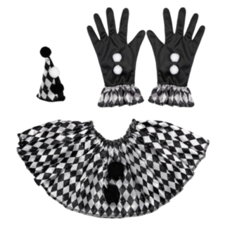 Harlekin Svart/Vit Tillbehörskit