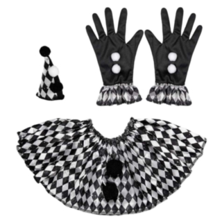 Harlekin Svart/Vit Tillbehörskit
