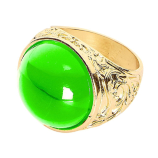 Pirat Ring Grön/Guld