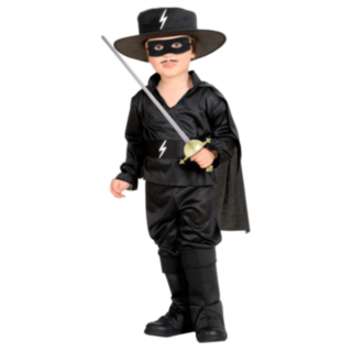 Maskerad Zorro Barndräkt