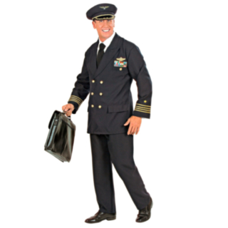 Pilot Maskeraddräkt Pilot Maskeraddräkt