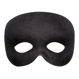 Svart Fantom ögonmask